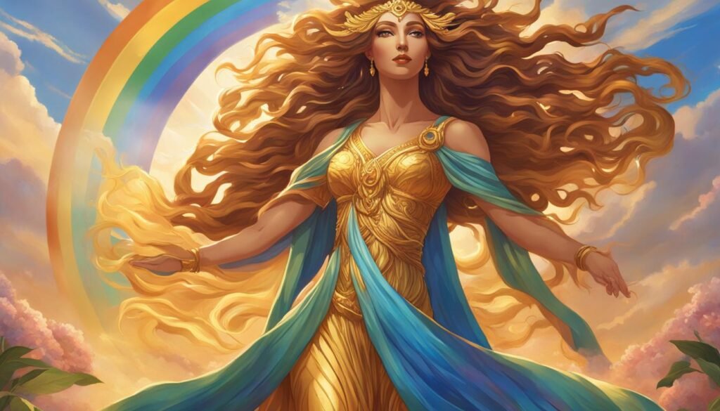 Greek mythology goddess Iris