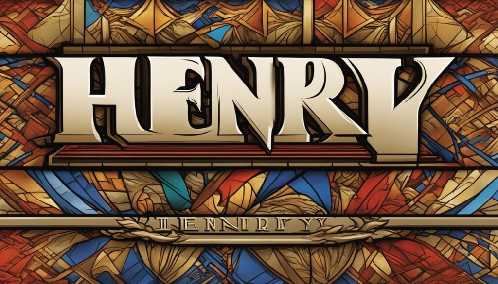 Henry name popularity and rank