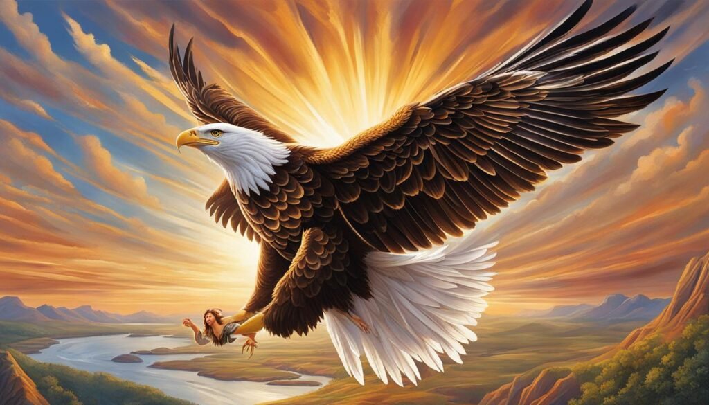 Jesus as an eagle