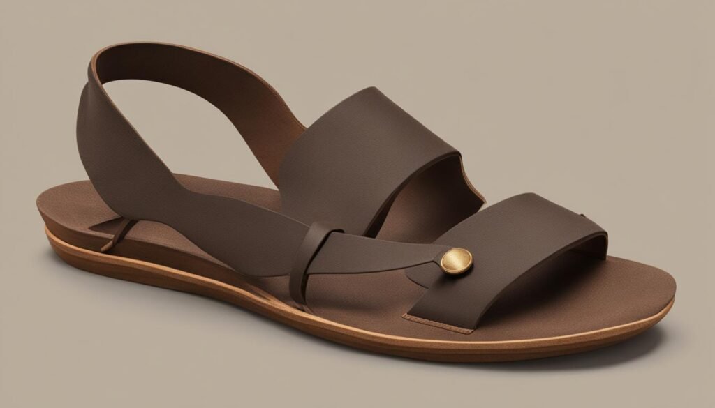design of Jesus sandals