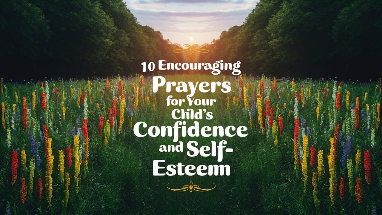 10 Encouraging Prayers for Your Child's Confidence and Self-Esteem​