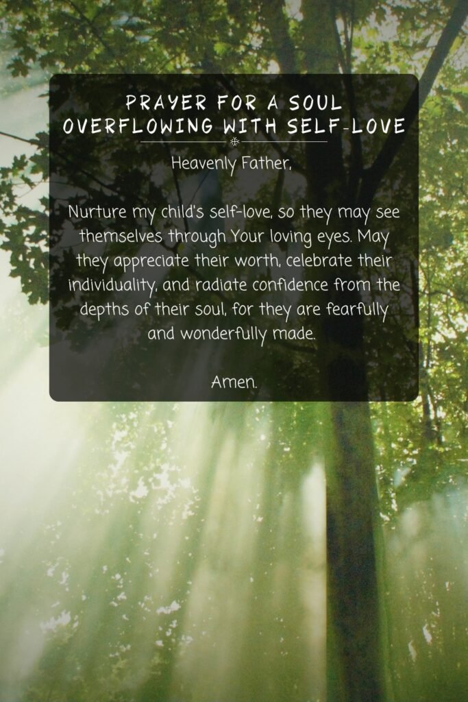 Prayer For A Soul Overflowing with Self-Love
