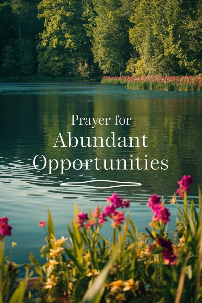 Prayer For Abundant Opportunities