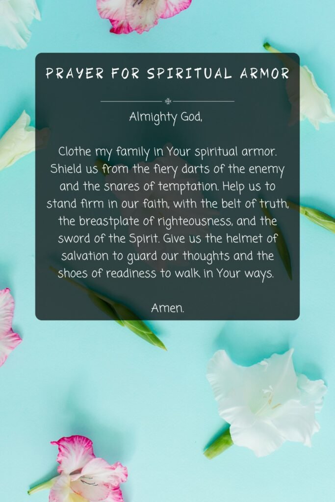 Prayer For Spiritual Armor