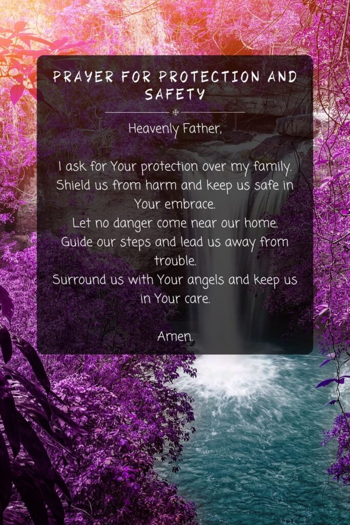 Prayer for Protection and Safety