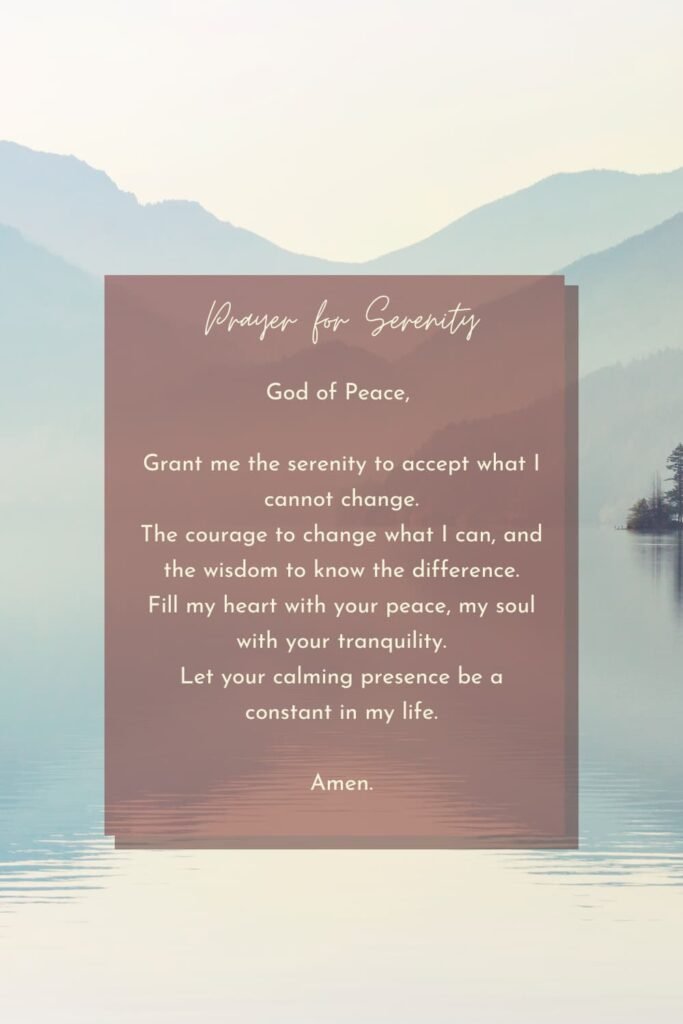 Prayer for Serenity
