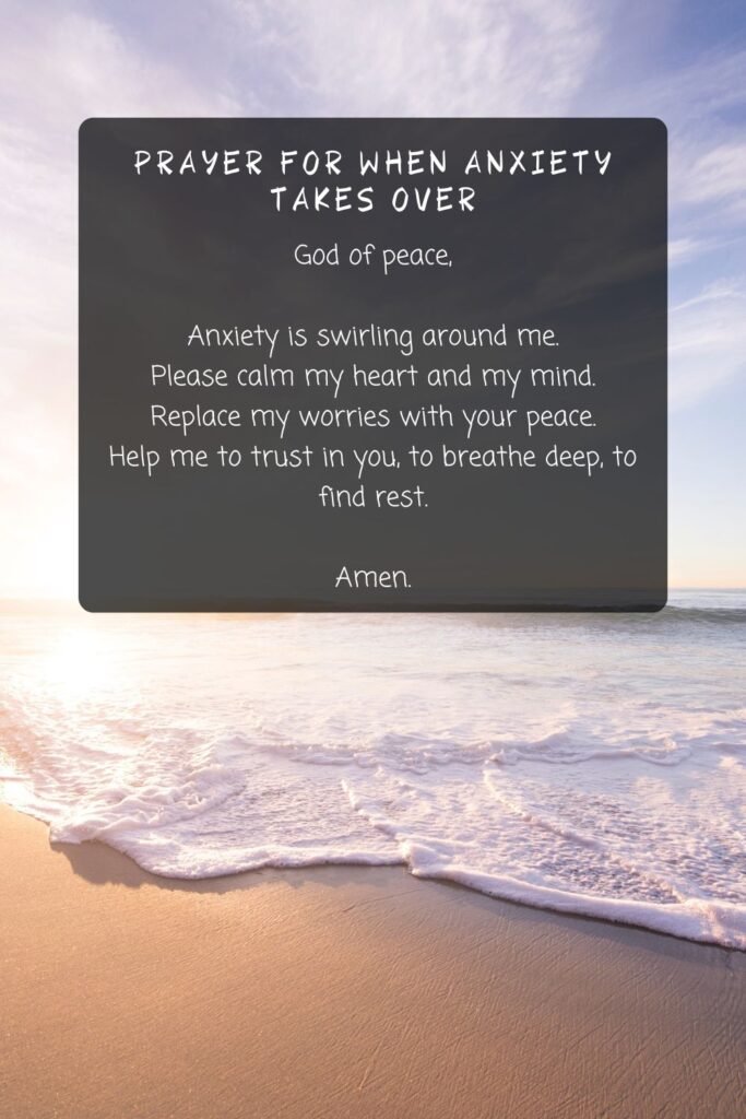 Prayer for When Anxiety Takes Over