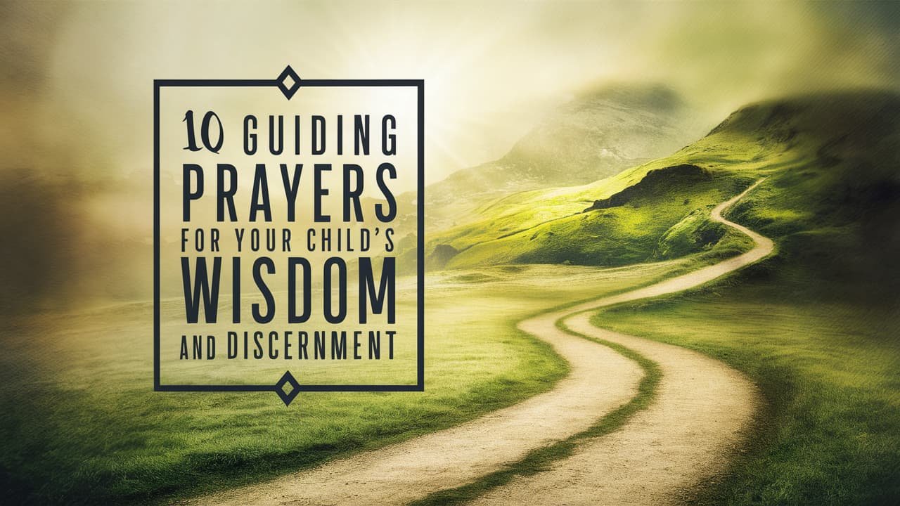10 Guiding Prayers for Your Child's Wisdom and Discernment