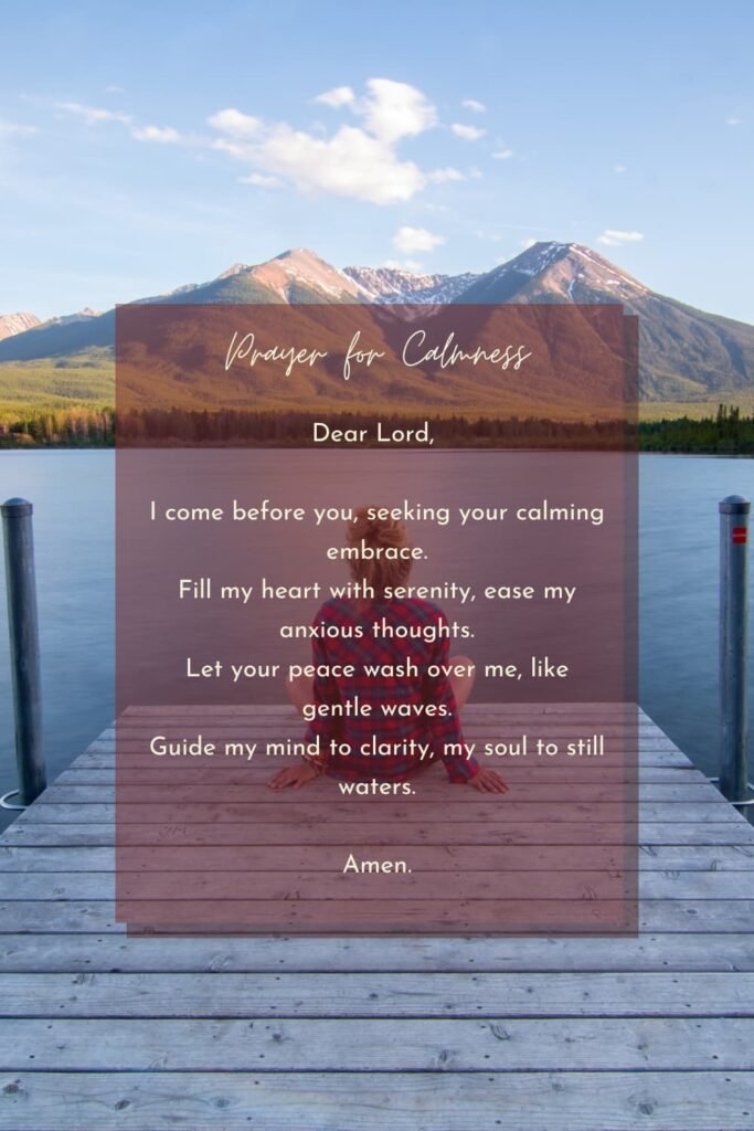 Prayer for Calmness